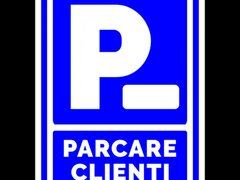 Semn pentru parcare clienti